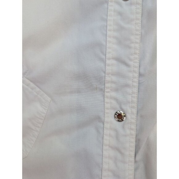 Vintage 90s Women's Jacket Impressions By Izzi Size XL White Blue Red - Picture 8 of 16